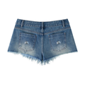 Women's Vintage Wash Raw Hem Elev8 Denim Shorts