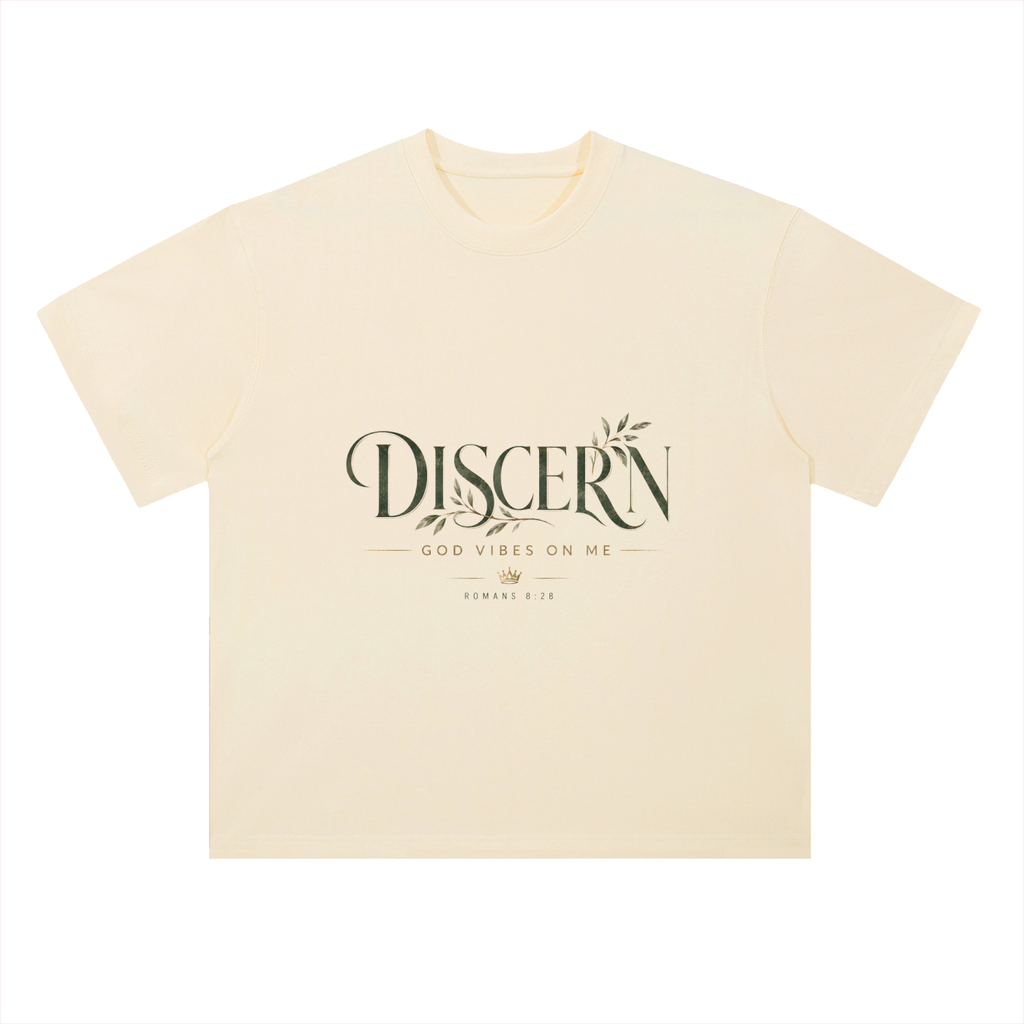 Drop Shoulder Discern G.V.O.M. Cotton T-Shirt