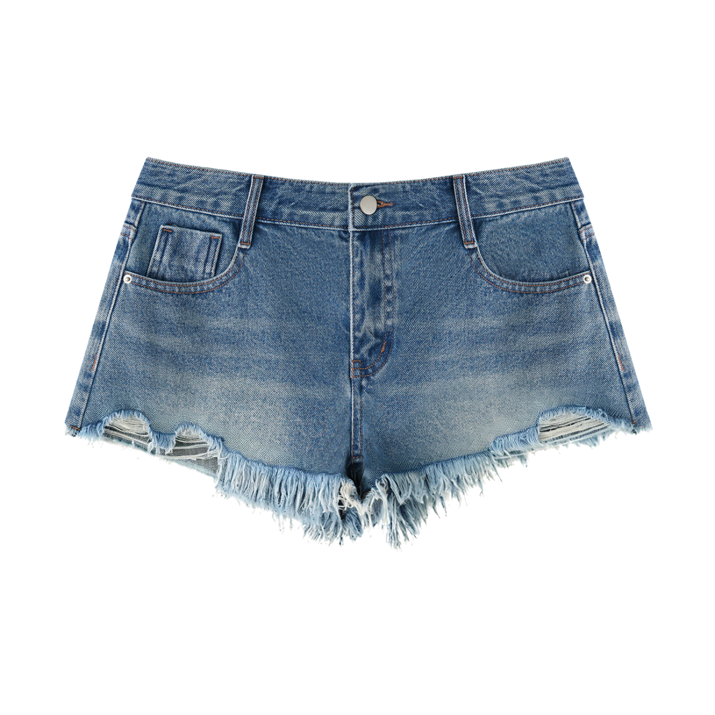 Women's Vintage Wash Raw Hem Elev8 Denim Shorts
