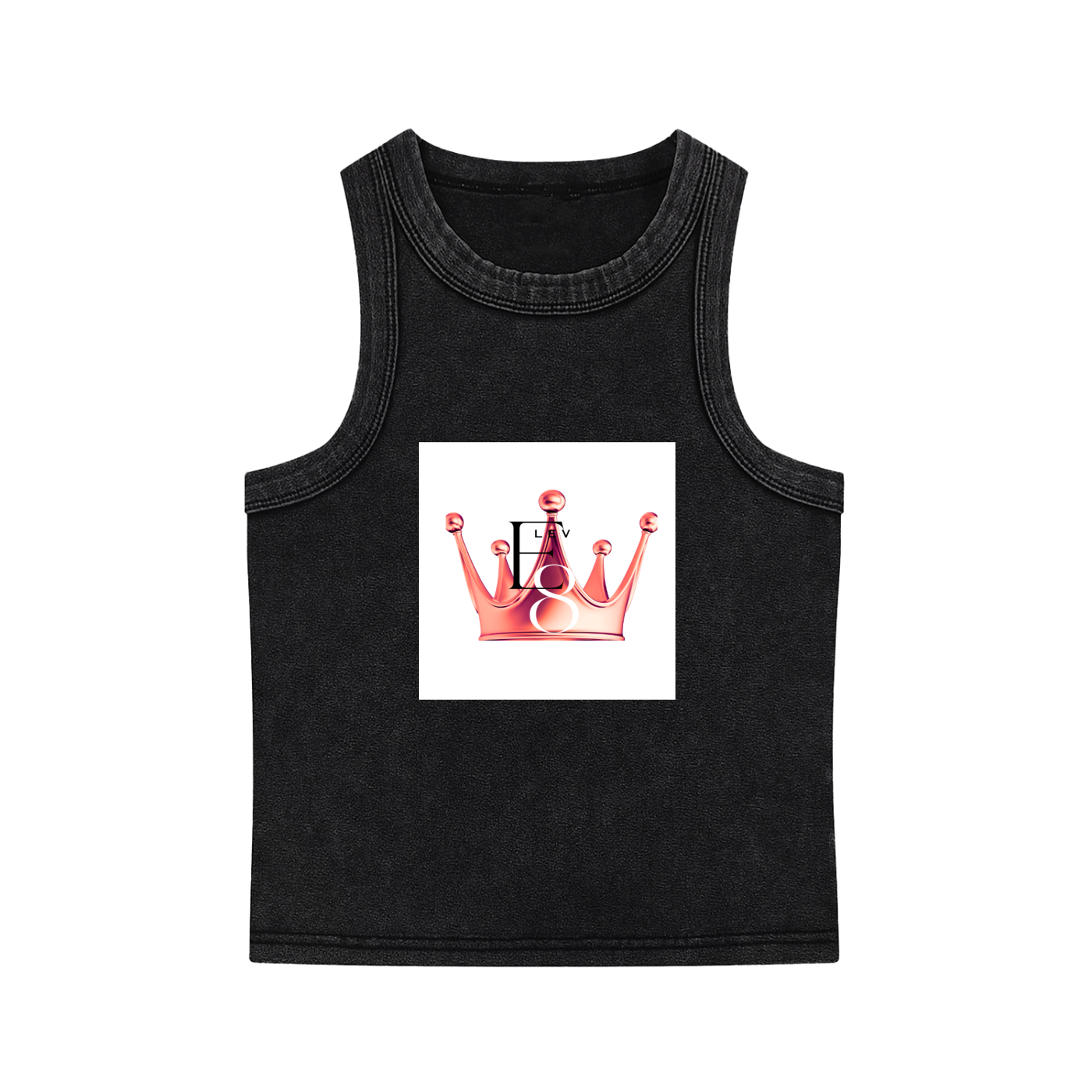 Snow Washed Tank Top Elev8 Crown