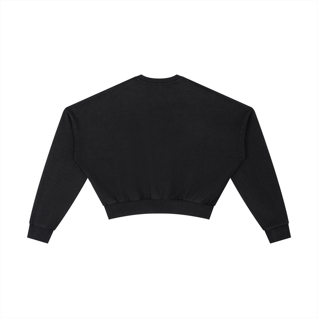 Vintage Washed Cropped Sweatshirt Elev8 Crown